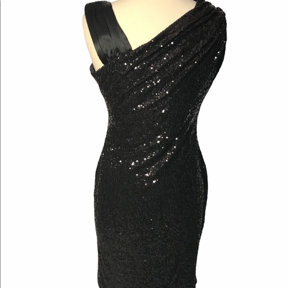 Calvin Klein Black Sequin Dress size 6 - Picture 6 of 6